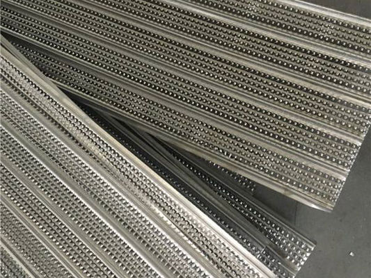 1.5m 1.6m HY RIB Folha de aço perfurado Rede 450mm Largura Galvanizado