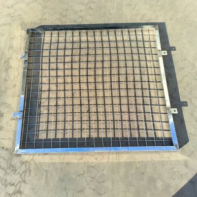 Dia 2.5mm malha de fio soldado 120gm2 Diamond Razor Mesh Fence