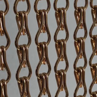 7x19 Ecrã de fio decorativo Ecrã de malha de latão decorativo Para balaustradas
