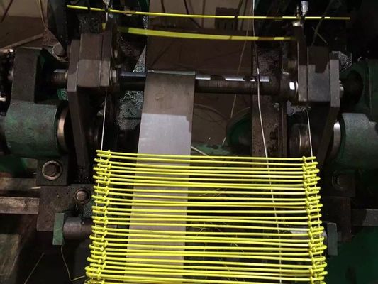 Construção artesanal Arame de aço galvanizado Amarelo Arame de aço revestido de PVC