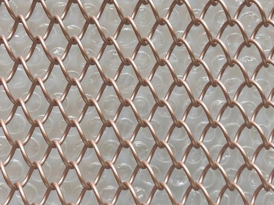 Tela de revestimento de rolos metálicos personalizáveis para decoração