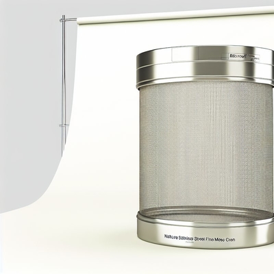 Ecrã de malha fina de aço inoxidável natural para um desempenho de filtragem ideal