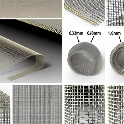 Tela de malha tecida 1-635mesh Diâmetro do fio natural 0,6mm 0,7mm 0,8mm 0,9mm 1,0mm 1,6mm